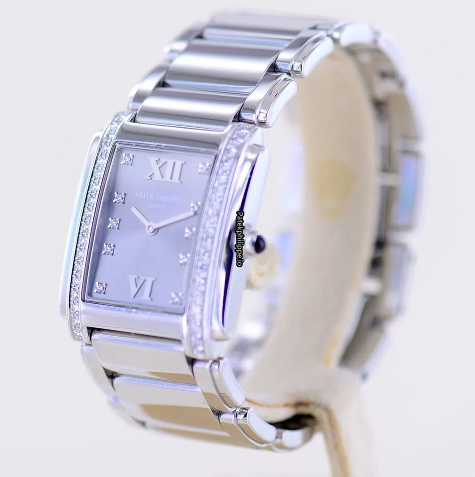 Alternative view of Patek Philippe Twenty-4 4910 25x30MM Steel Case Quartz