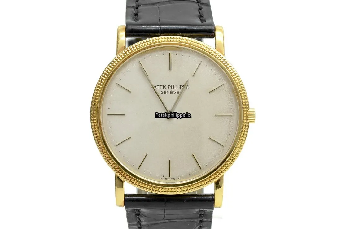 Patek Philippe Calatrava 3520dj 32MM Yellow Gold Case Manual Winding