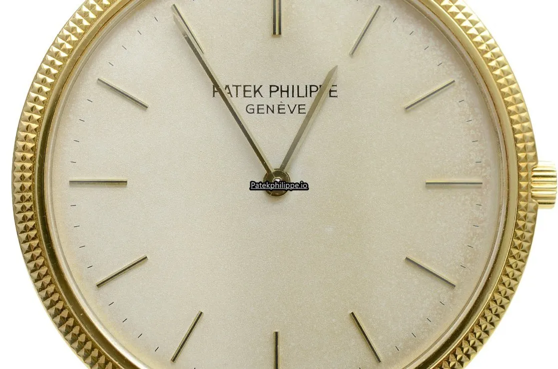 Alternative view of Patek Philippe Calatrava 3520dj 32MM Yellow Gold Case Manual Winding