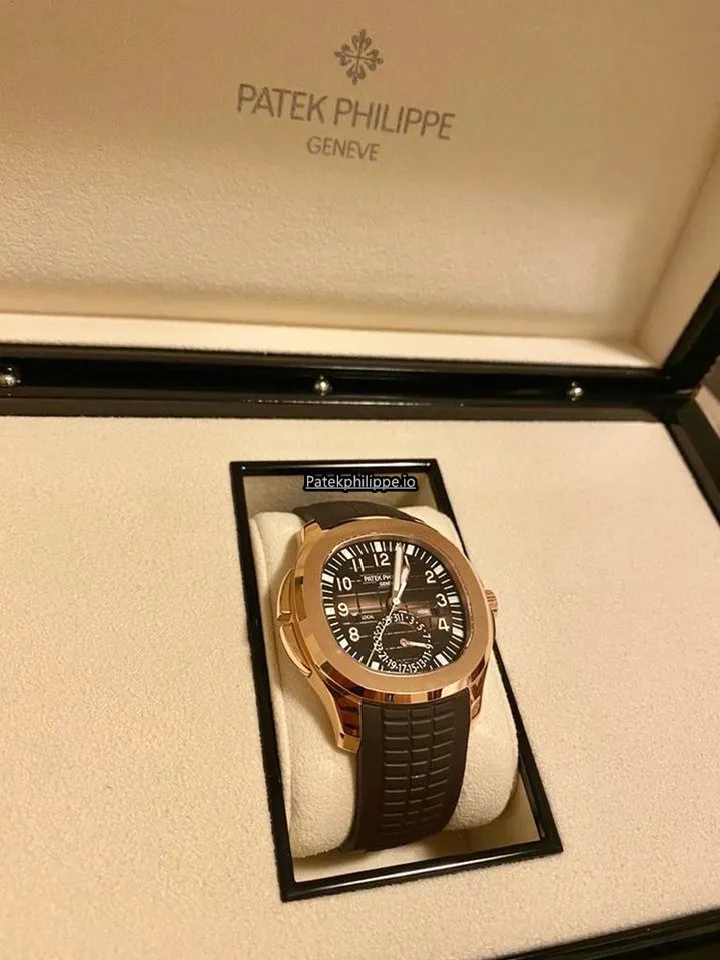 Patek Philippe Aquanaut 5164r-001 40.8MM Rose Gold Case Automatic
