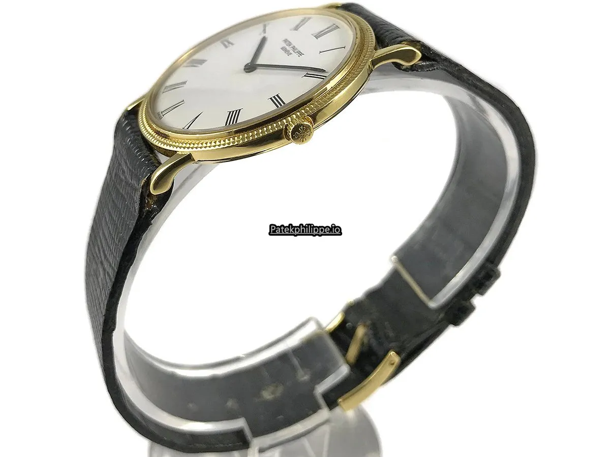 Alternative view of Patek Philippe Calatrava 3520j 33MM Yellow Gold Case Manual Winding