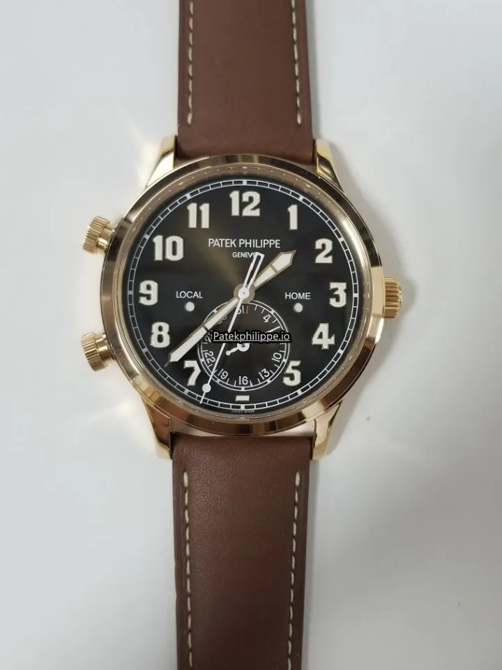 Patek Philippe Travel Time 5524r-001 40MM Rose Gold Case Automatic