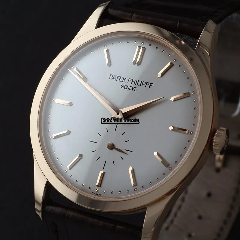 Alternative view of Patek Philippe Calatrava 5196r-001 37MM Rose Gold Case