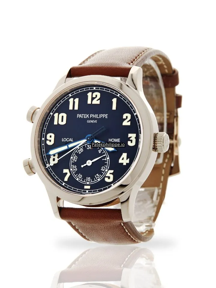 Patek Philippe Travel Time 5524g-001 42MM White Gold Case Automatic
