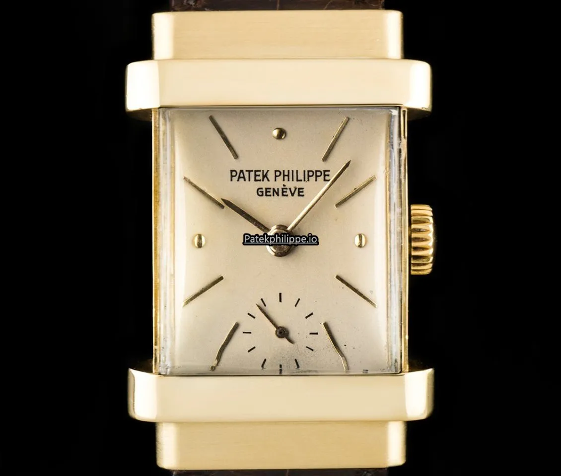 Patek Philippe Vintage Top Hat 1450 20MM Yellow Gold Case Manual Winding