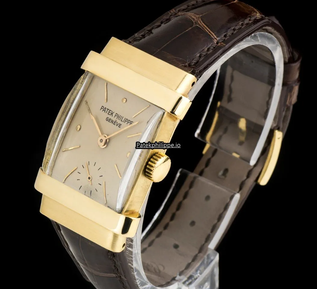 Alternative view of Patek Philippe Vintage Top Hat 1450 20MM Yellow Gold Case Manual Winding