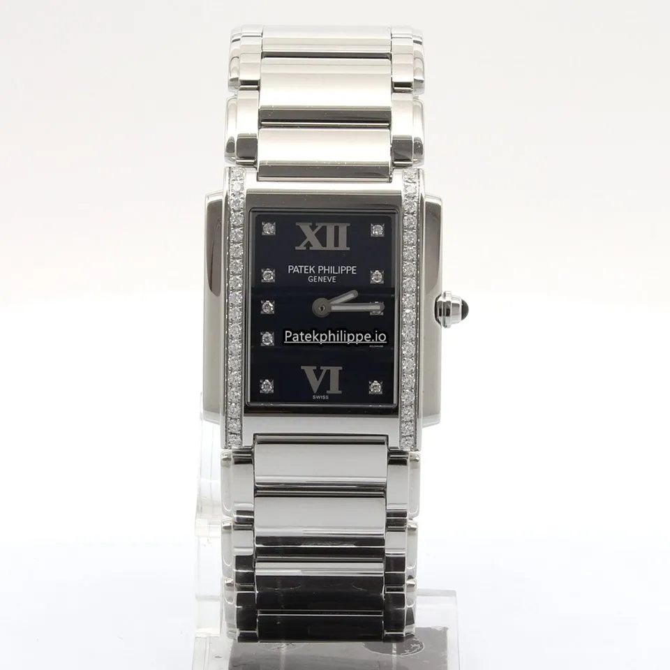 Alternative view of Patek Philippe Twenty-4 4910/10a-012 25x30MM Steel Case Quartz