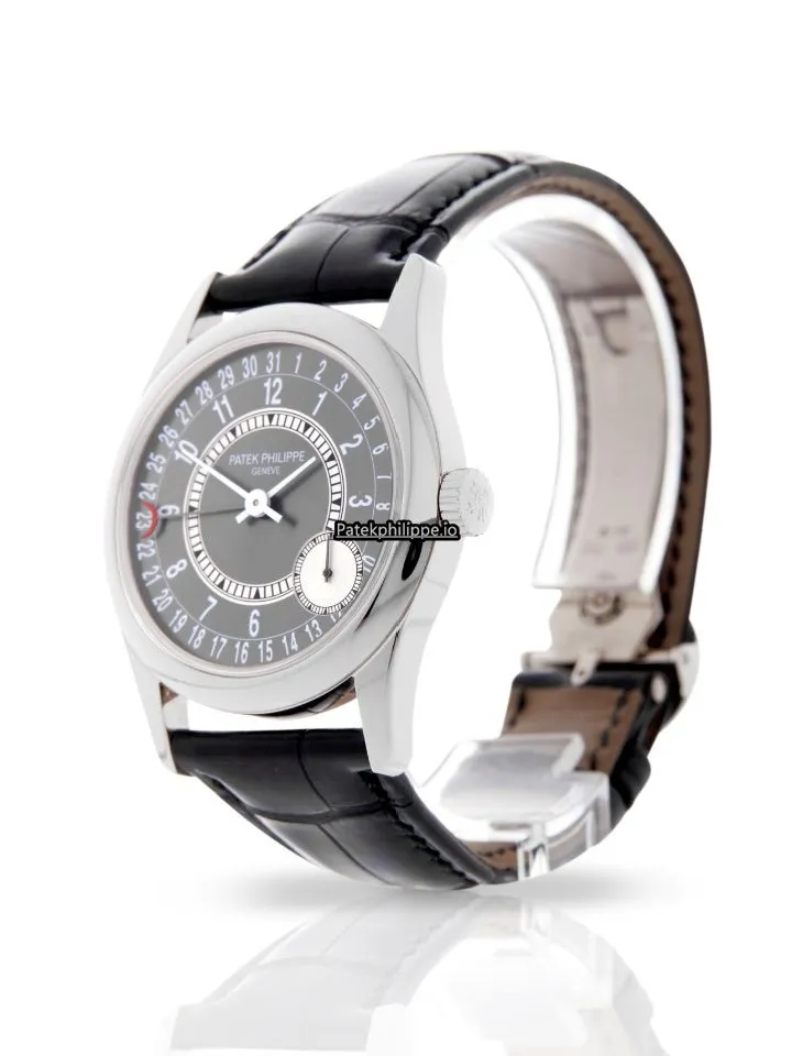 Alternative view of Patek Philippe Calatrava 6000g-010 37MM White Gold Case Automatic