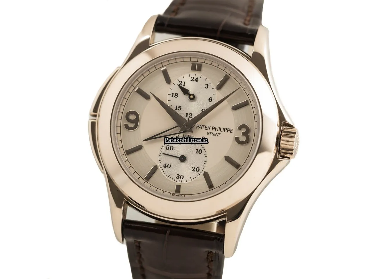 Patek Philippe Travel Time 5134g-011 38MM White Gold Case Manual Winding