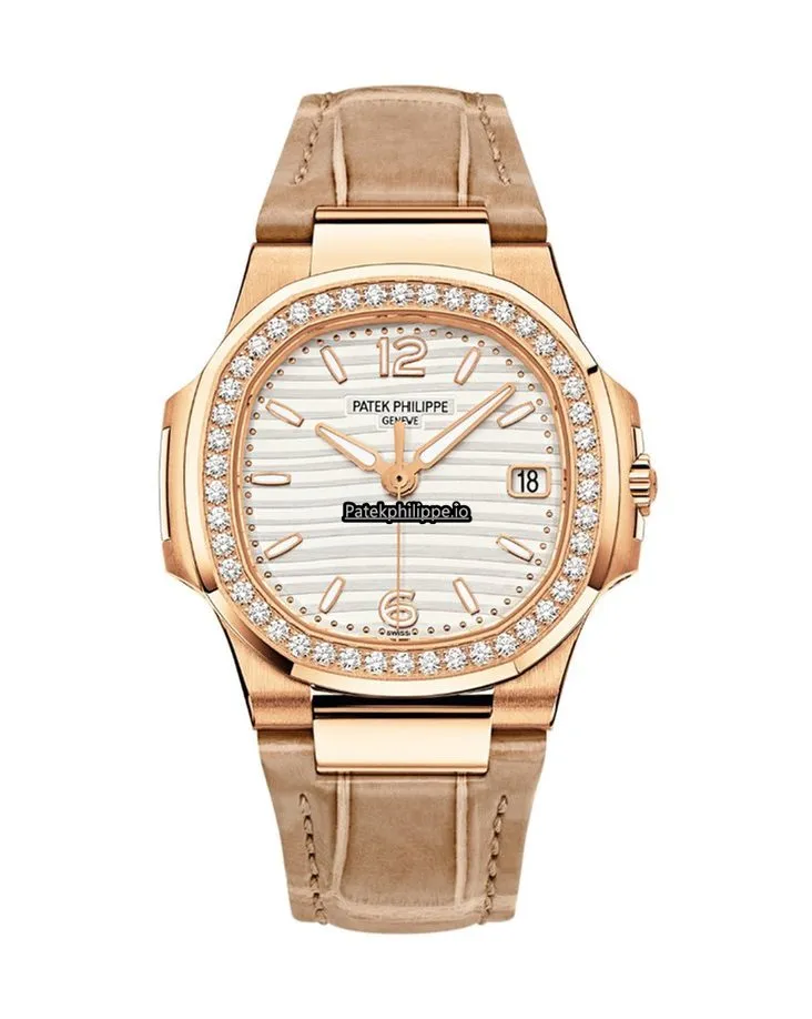 Patek Philippe Nautilus 7010r-011 32MM Rose Gold Case Quartz