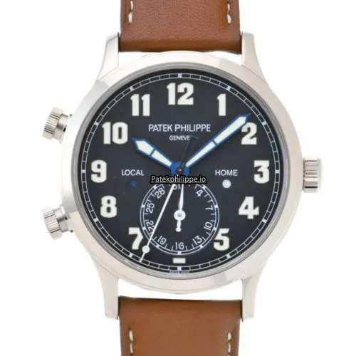 Patek Philippe Travel Time 5524g-001 42MM White Gold Case Automatic