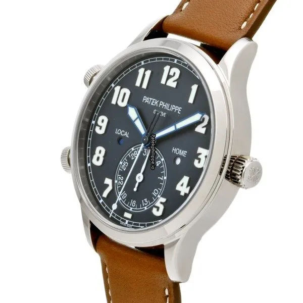 Alternative view of Patek Philippe Travel Time 5524g-001 42MM White Gold Case Automatic