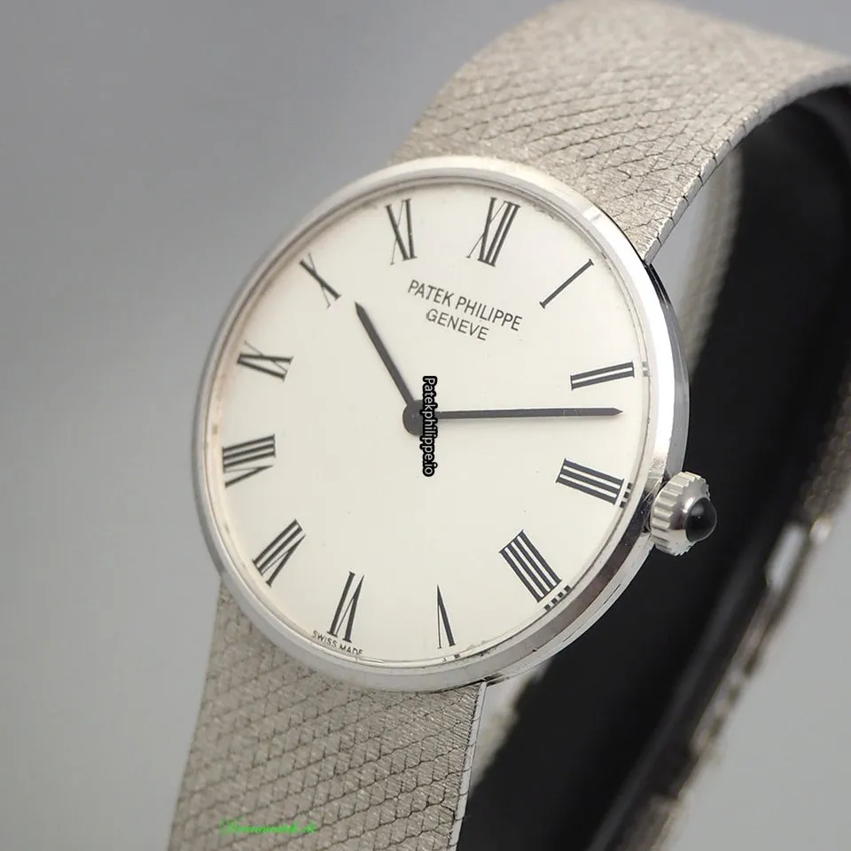Alternative view of Patek Philippe Jan-21 30MM White Gold Case Manual Winding