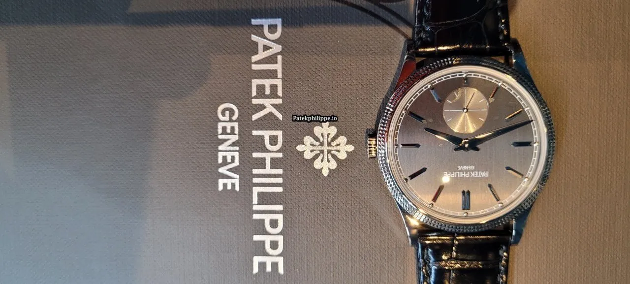 Alternative view of Patek Philippe Calatrava 6119g-001 White Gold Case Manual Winding