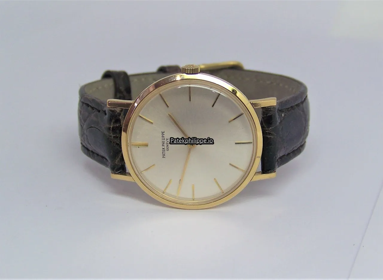 Patek Philippe Calatrava 3537 33MM Yellow Gold Case Manual Winding