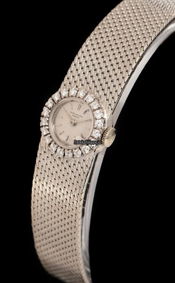 Alternative view of Patek Philippe 3282/46 15MM White Gold Case Manual Winding