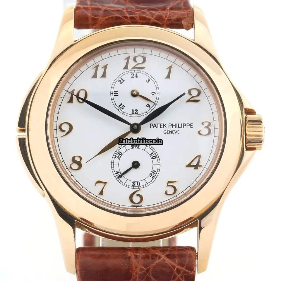 Alternative view of Patek Philippe Travel Time 5134r-001 37MM Rose Gold Case Manual Winding