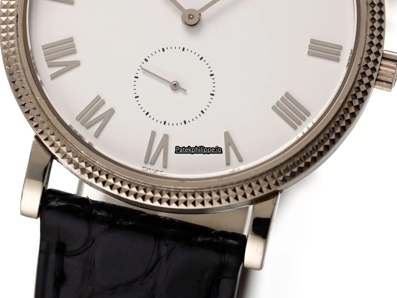 Alternative view of Patek Philippe Calatrava 3919sg-001 33.5MM White Gold Case Manual Winding