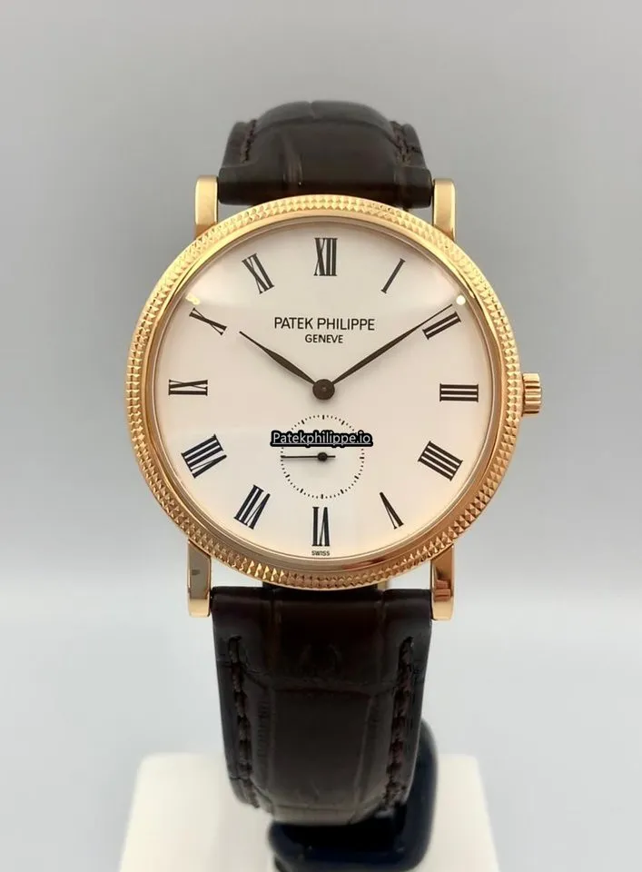 Patek Philippe Calatrava 5119r-001 36MM Rose Gold Case Manual Winding