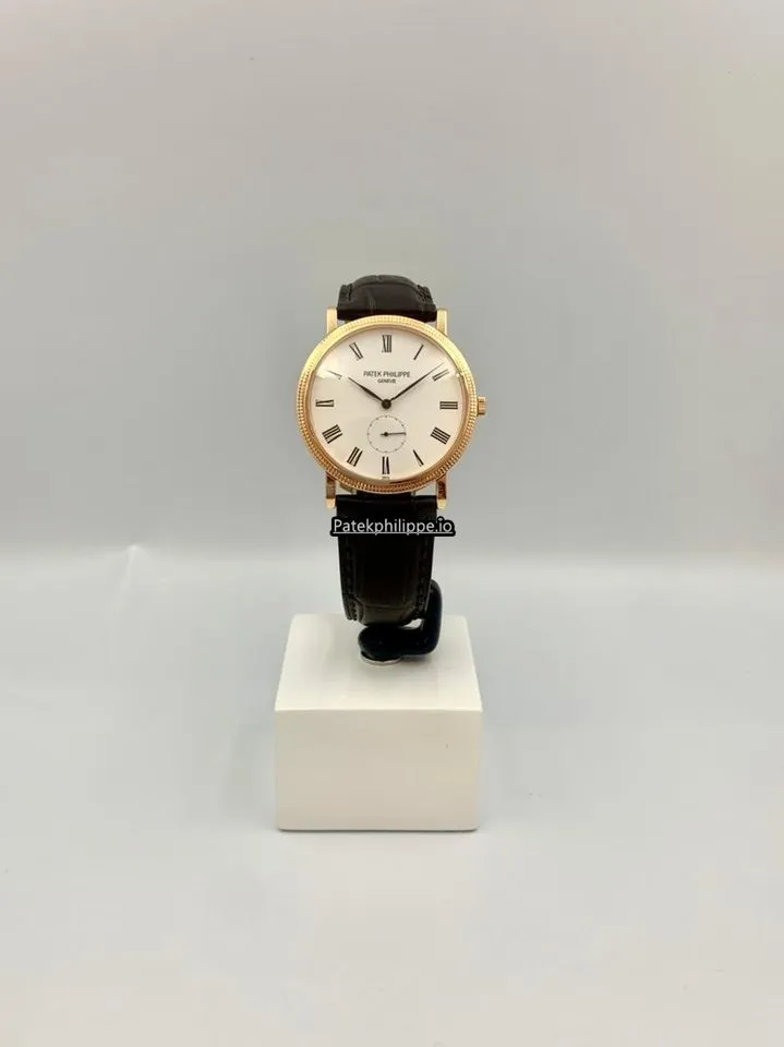 Alternative view of Patek Philippe Calatrava 5119r-001 36MM Rose Gold Case Manual Winding