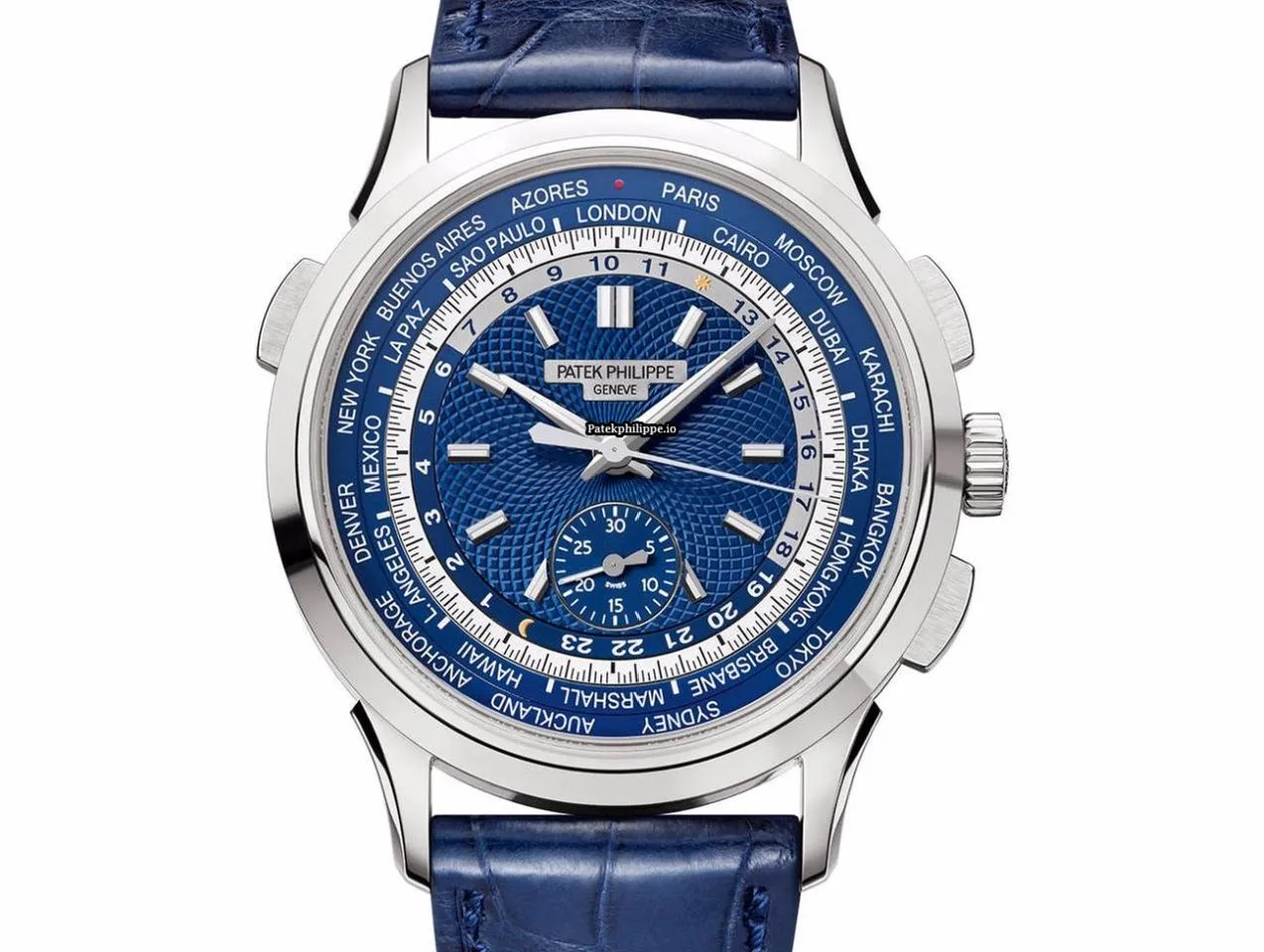Patek Philippe Complications Chronograph 5930g-001 39.5MM White Gold Case Automatic Movement