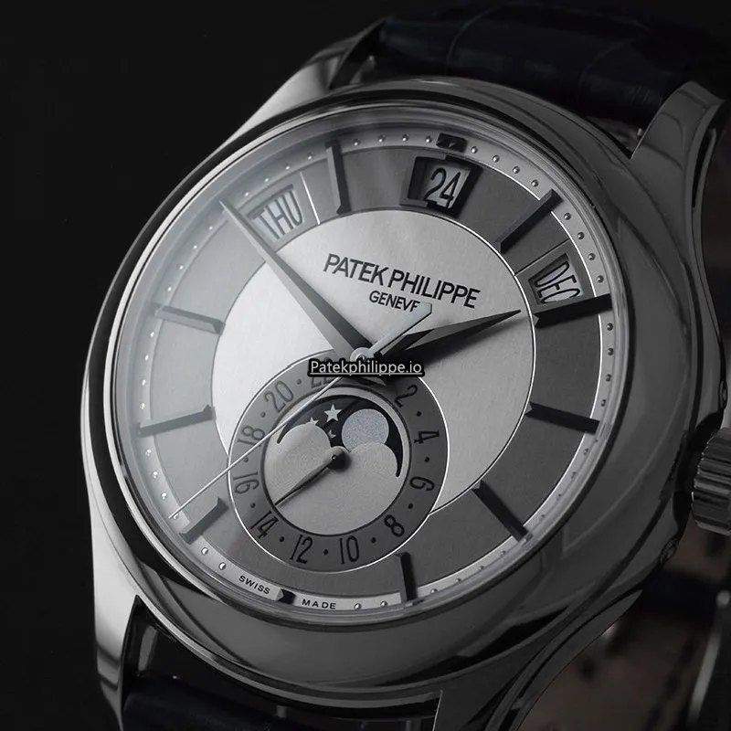 Alternative view of Patek Philippe Annual Calendar 5205g-001 40.2MM White Gold Case