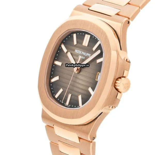 Alternative view of Patek Philippe Nautilus 5711/1r-001 40x43MM Rose Gold Case Automatic