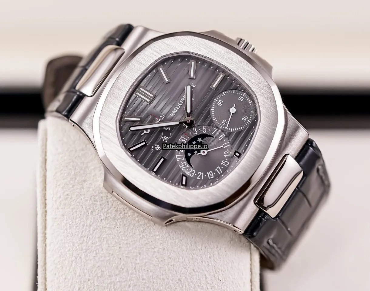 Alternative view of Patek Philippe Nautilus 5712g-001 40x38MM White Gold Case Automatic