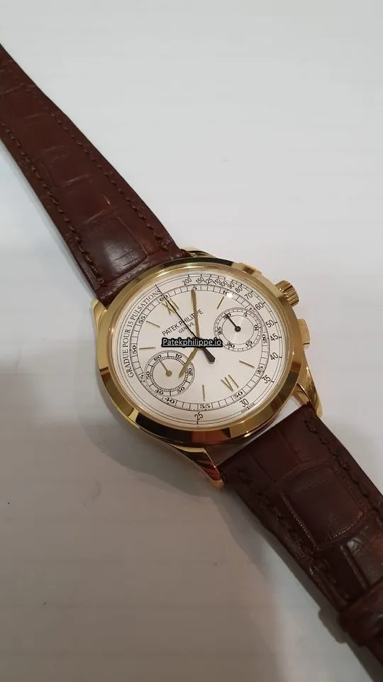 Patek Philippe Chronograph 5170j-001 39MM Yellow Gold Case Manual Winding