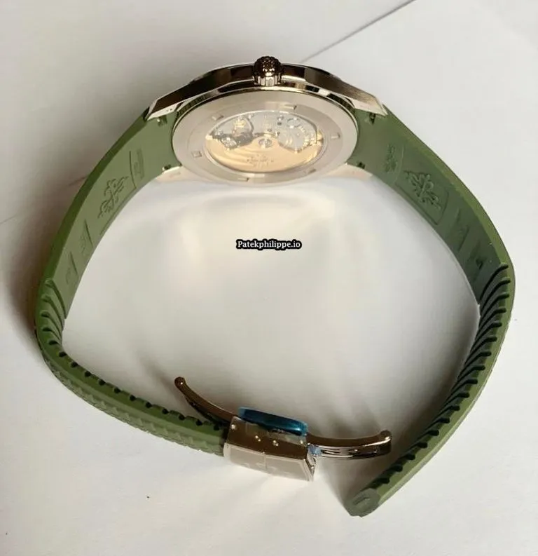 Alternative view of Patek Philippe Aquanaut 5168g-010 42.2MM White Gold Case Automatic