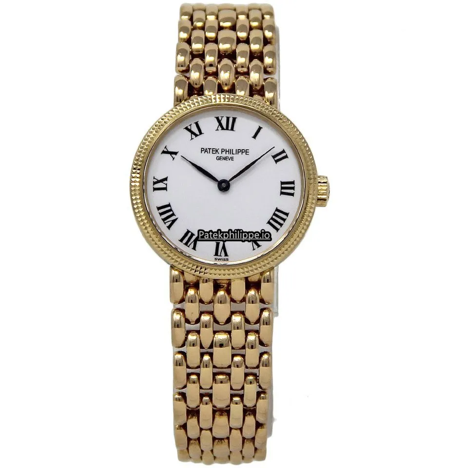 Alternative view of Patek Philippe Calatrava Feb-21 25MM Yellow Gold Case