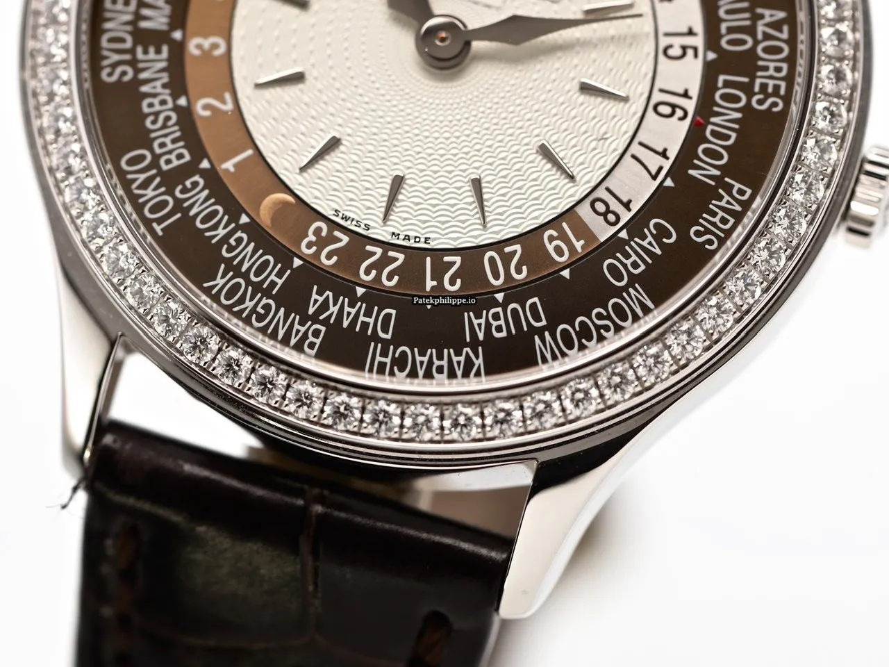 Alternative view of Patek Philippe Complications 7130g-013 36MM White Gold Case Automatic Movement