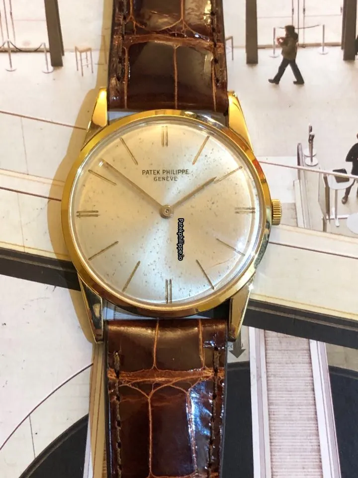 Patek Philippe Calatrava 3468 33MM Yellow Gold Case Manual Winding