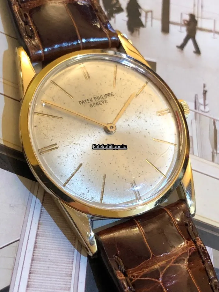 Alternative view of Patek Philippe Calatrava 3468 33MM Yellow Gold Case Manual Winding