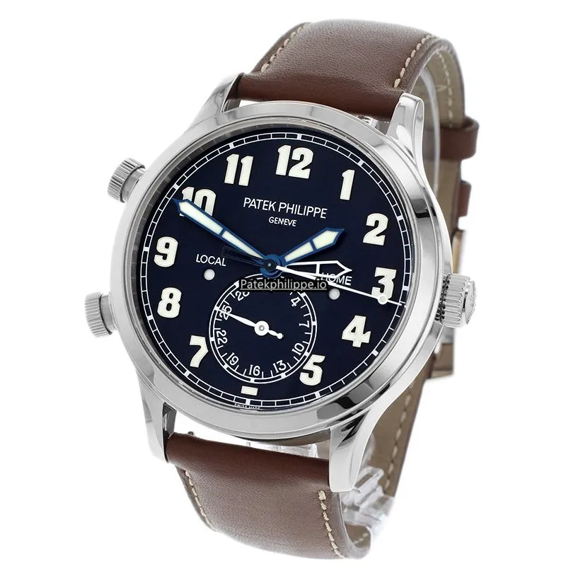 Patek Philippe Travel Time 5524g-001 42MM White Gold Case Automatic