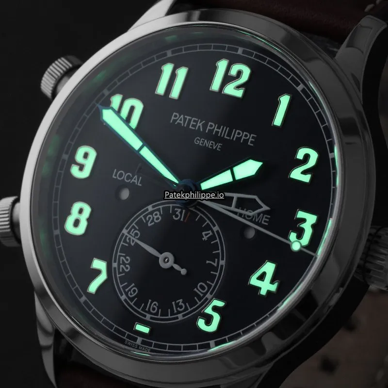 Alternative view of Patek Philippe Travel Time 5524g-001 42MM White Gold Case Automatic