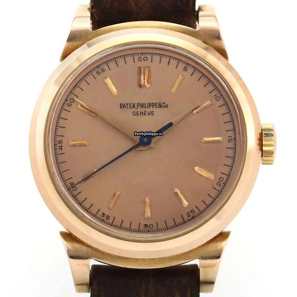 Alternative view of Patek Philippe Calatrava 1491 34MM Rose Gold Case Manual Winding