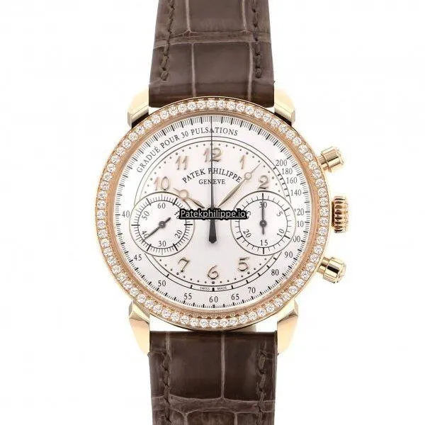Patek Philippe Chronograph 7150/250r-001 38MM Rose Gold Case Manual Winding