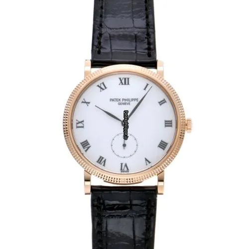 Patek Philippe Calatrava 3919r-001 33MM Rose Gold Case Manual Winding
