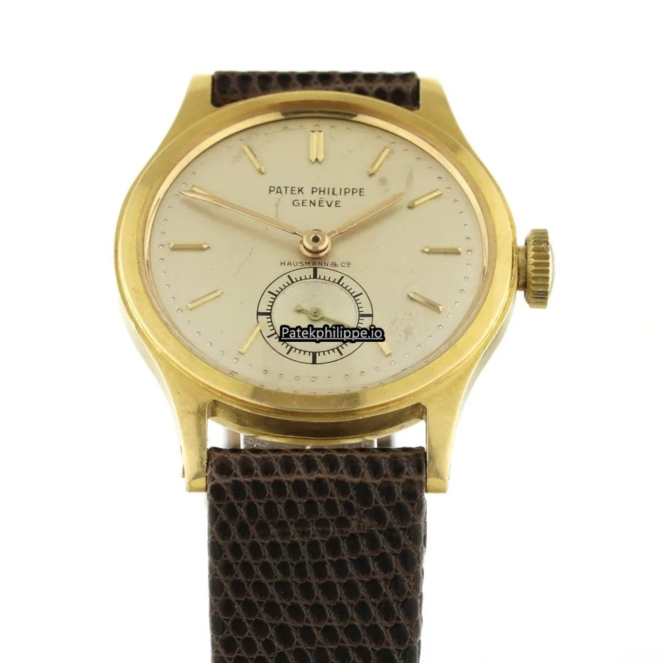 Patek Philippe Calatrava 2451 31MM Yellow Gold Case Manual Winding