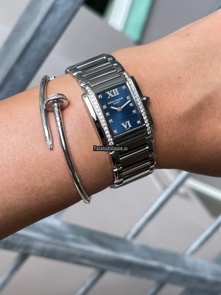 Patek Philippe Twenty-4 4910/10a-012 25x30MM Steel Case Quartz