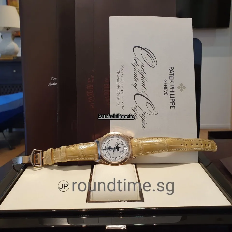 Alternative view of Patek Philippe Annual Calendar 5396r-001 38MM Rose Gold Case Automatic