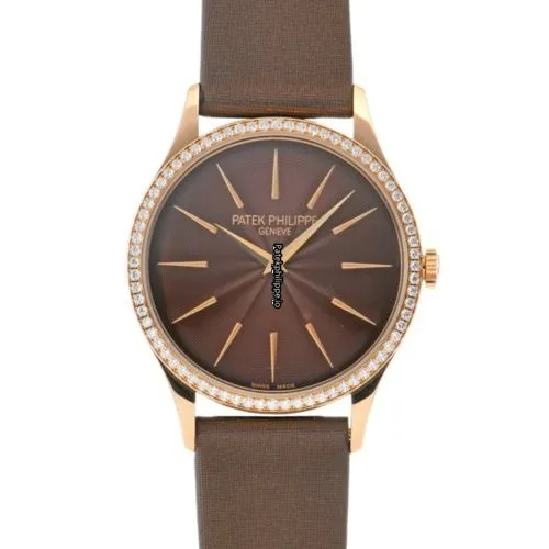 Patek Philippe Calatrava 4897r-001 33MM Rose Gold Case Manual Winding