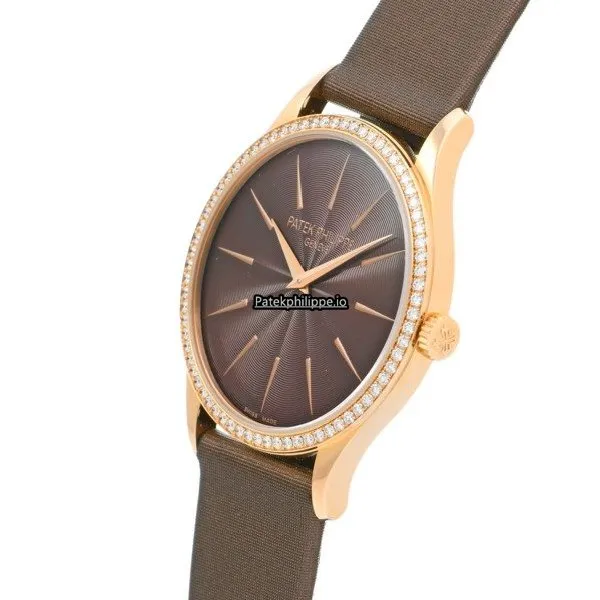 Alternative view of Patek Philippe Calatrava 4897r-001 33MM Rose Gold Case Manual Winding