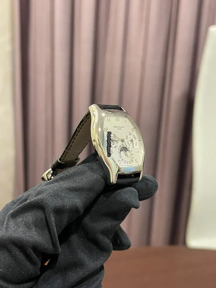 Alternative view of Patek Philippe Perpetual Calendar 5040p 35x41MM Platinum Case Automatic