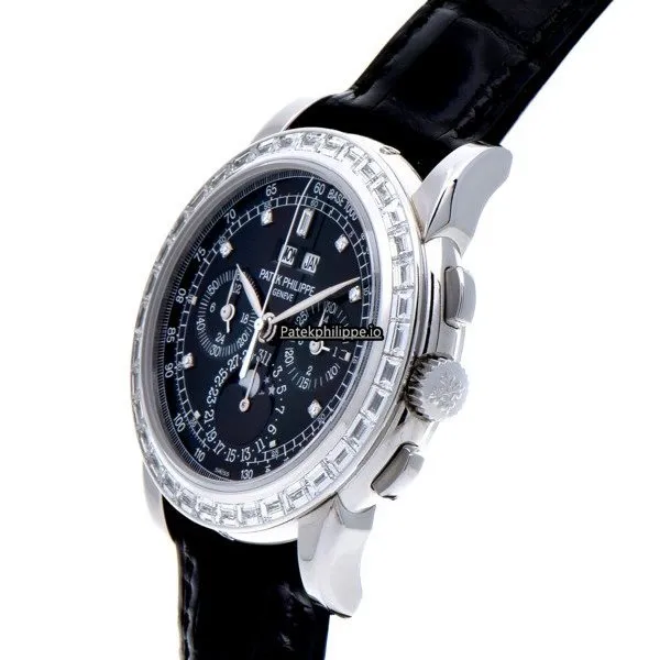 Alternative view of Patek Philippe Perpetual Calendar 5971p-001 40MM Platinum Case Manual Winding