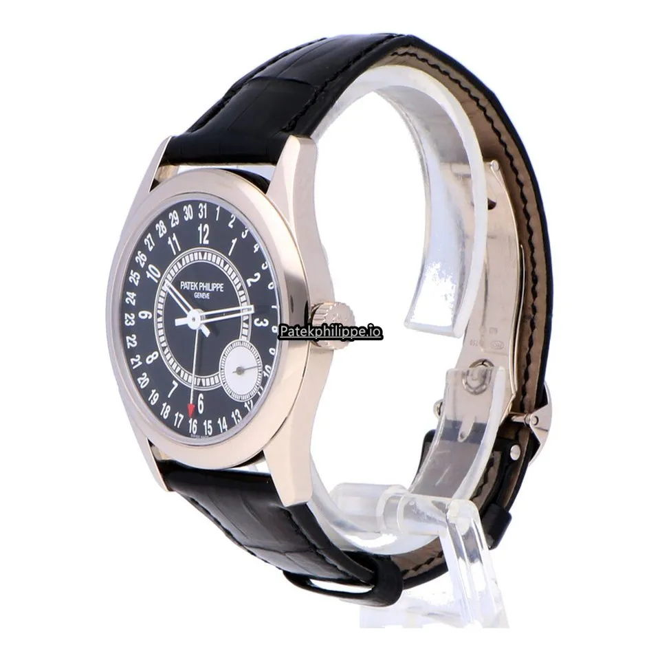 Alternative view of Patek Philippe Calatrava 6006g-001 39MM White Gold Case Automatic