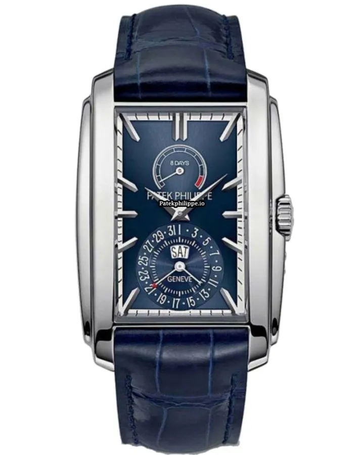 Patek Philippe Gondolo 5200g-001 32.4x46.9MM White Gold Case Manual Winding