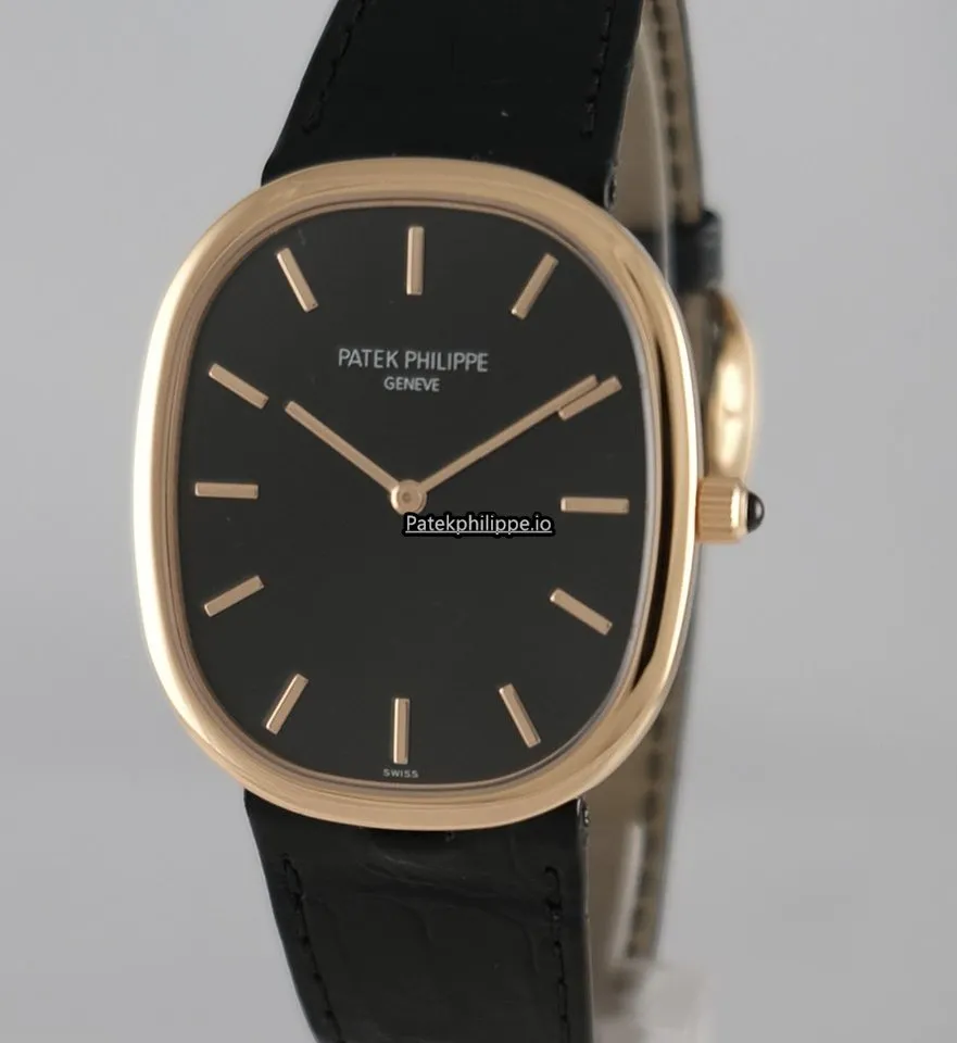 Alternative view of Patek Philippe Golden Ellipse 5738r-001 34x41MM Rose Gold Case Automatic