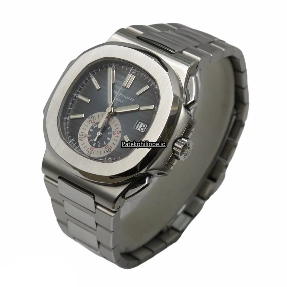 Alternative view of Patek Philippe Nautilus 5980/1a-001 40.5x44MM Steel Case Automatic